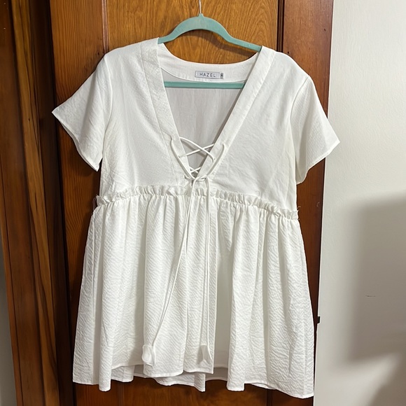 Princess Polly White Babydoll Dress - Picture 5 of 6